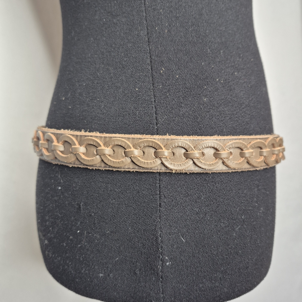 Amsterdam Heritage "Anisa" Skinny Leather Belt - Size S - Picture 12 of 16